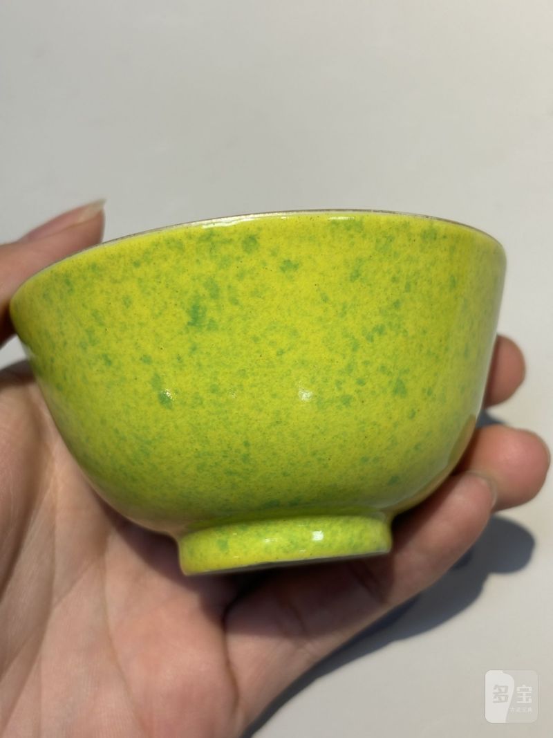    清 各色釉茶碗（十件/组） - 图23